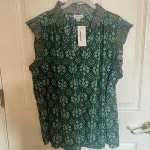 Sundance Catalog - NWT Sleeveless Blouse (XL)